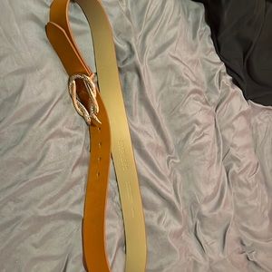 Womens brown leather belt from express brand new